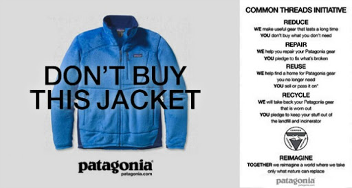 example of reverse psychology in advertising from Patagonia